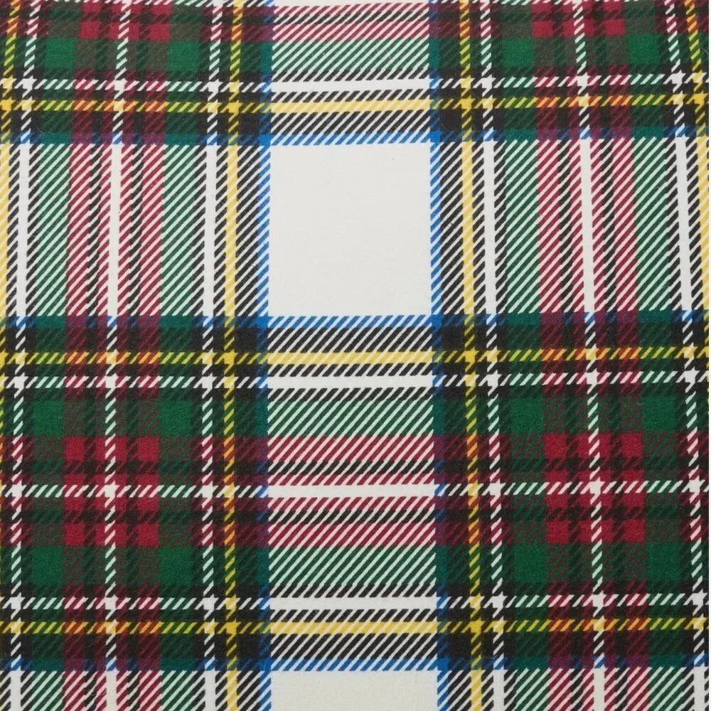 NWT Hallmark Flannel Plaid Comforter Set QUEEN